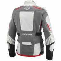Ixon Textiljacke Midgard Damen, grau/schwarz/rot