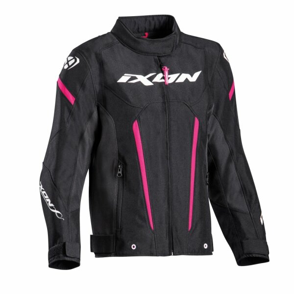 Ixon Textiljacke Striker Kids, schwarz/Fushia