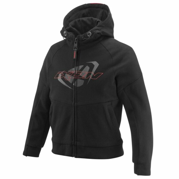 Ixon Textiljacke Touchdown Kids, schwarz/rot