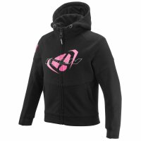 Ixon Textiljacke Touchdown Kids, schwarz/fluo-pink
