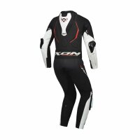 Ixon Lederkombi Vortex 3 Kids, schwarz/weiß