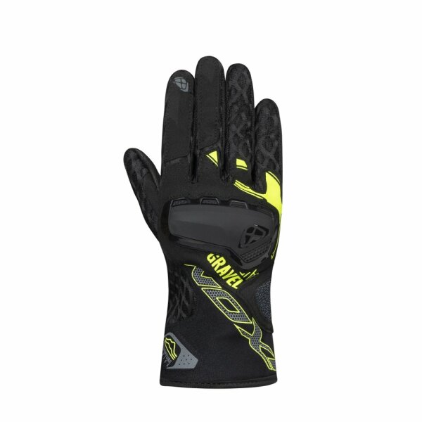 Ixon Sommerhandschuh Gravel Air Herren, schwarz/fluo-gelb