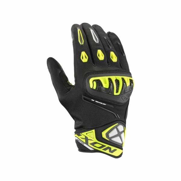 Ixon Sommerhandschuh Mirage Air Herren, schwarz/fluo-gelb