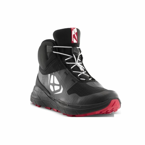 Ixon Motorradschuhe Snake WP Herren, schwarz/weiß/rot