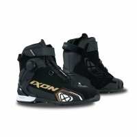 Ixon Motorradschuhe Bull 2 WP Damen, schwarz/weiß/gold