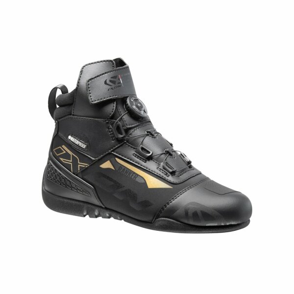 Ixon Motorradschuhe Ranker WP Damen, schwarz/gold