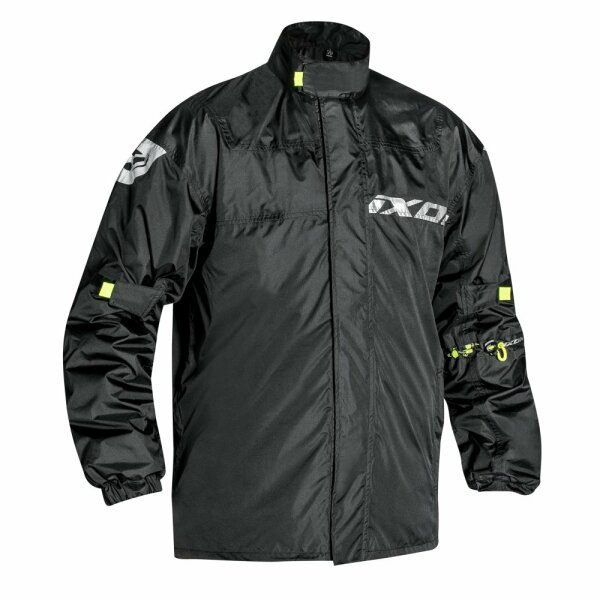 Ixon Regenjacke Madden Herren, schwarz/fluo-gelb