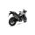 IXIL MXT Endtopf Edelstahl / Endkappe schwarz - Triumph Tiger 900/GT/Rally - ET4066SS
