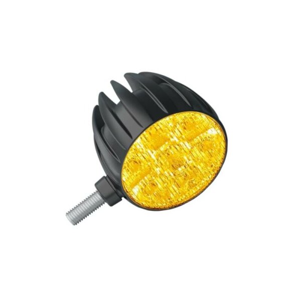 KELLERMANN Dayron® I Innovation LED 2in1 Indicator-DRL-Combination Gehäuse  Schwarz / Linse Klar (Stück), Vorn
