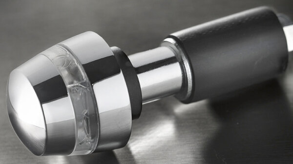 KELLERMANN BL 2000 LED Bar End Indicator Gehäuse  Chrom / Linse Klar (Stück), Vorn