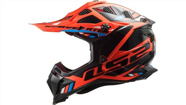 LS2 Crosshelm MX700 Subverter Evo II Stomp neonorange / schwarz