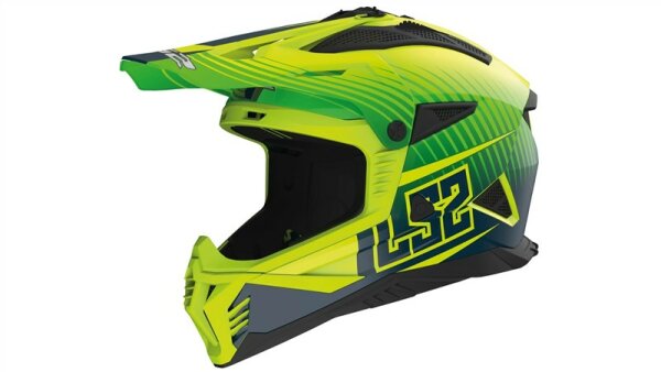 LS2 Crosshelm MX708 Fast II Duck neongrün / neongelb matt