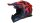 LS2 Crosshelm MX708 Fast II Wash schwarz / rot / bunt