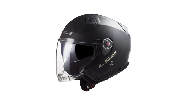 LS2 Jethelm OF603 Infinity II Solid schwarz matt