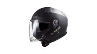 LS2 OF603 Infinity II Solid Jethelm schwarz Matt Black