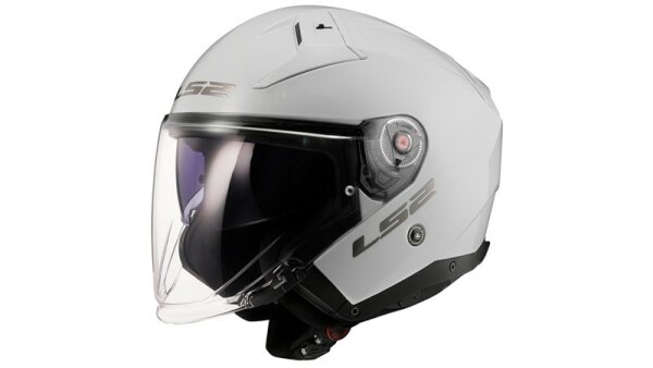 LS2 OF603 Infinity II Solid Jethelm weiß White