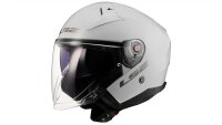 LS2 OF603 Infinity II Solid Jethelm weiß White