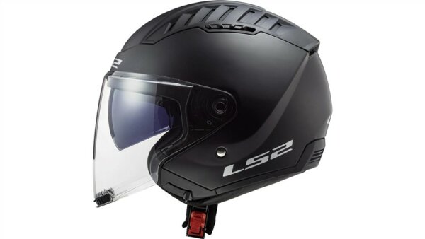 LS2 Jethelm OF600 Copter II Solid schwarz matt