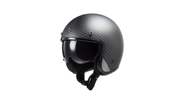 LS2 Jethelm OF601 Bob II Carbon Solid carbon matt