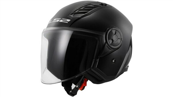 LS2 Jethelm OF616 Airflow II Solid schwarz