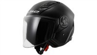 LS2 OF616 Airflow II Solid Jethelm schwarz Gloss Black