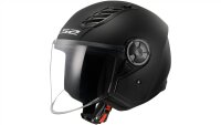 LS2 OF616 Airflow II Solid Jethelm schwarz Matt Black