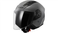 LS2 OF616 Airflow II Solid Jethelm grau Gloss Nardo Grey
