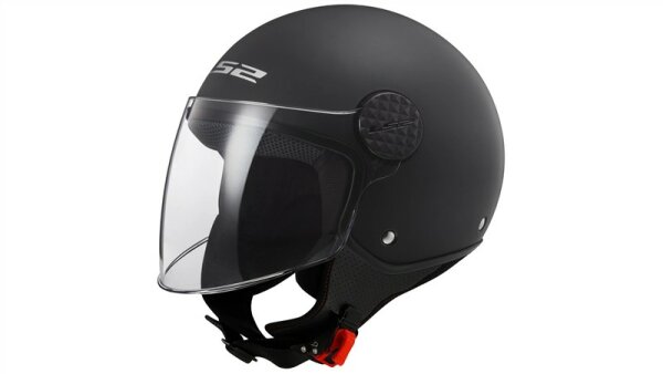 LS2 Jethelm OF558 Sphere II Solid schwarz matt