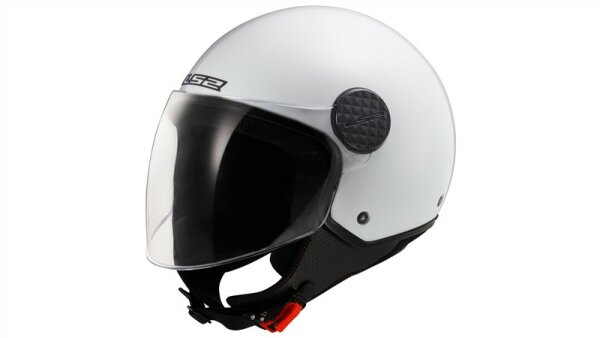 LS2 OF558 Sphere Lux II Solid Jethelm weiß Gloss White