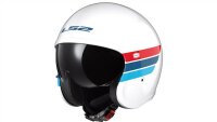 LS2 OF599 Spitfire II Retro Jethelm weiß,rot,blau...