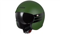 LS2 Jethelm OF599 Spitfire II Retro grün / schwarz matt