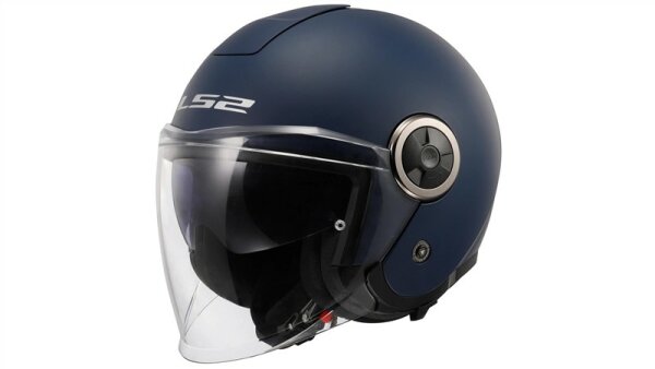 LS2 Jethelm OF620 Classy Solid blau matt