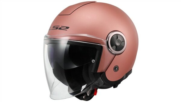 LS2 OF620 Classy Solid Jethelm rosa Matt Gold Pink