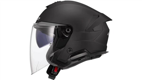 LS2 Jethelm OF618 Verso II Solid schwarz matt