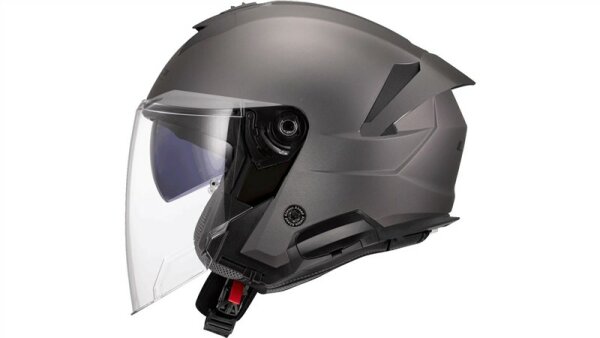 LS2 Jethelm OF618 Verso II Titanium grau matt