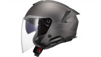 LS2 Jethelm OF618 Verso II Titanium grau matt