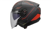 LS2 Jethelm OF603 Infinity II Veyron schwarz / grau / rot