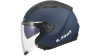 LS2 Jethelm OF600 Copter II Solid navy blau matt