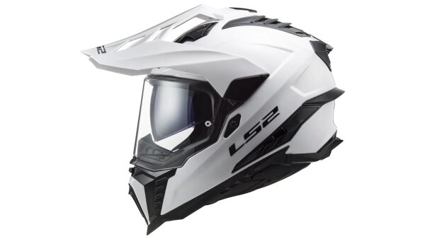 LS2 Endurohelm MX701 Explorer Solid weiß