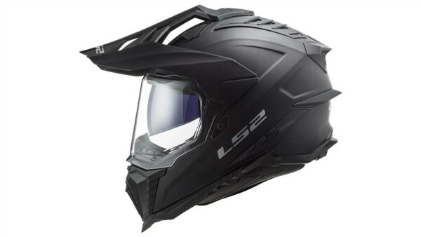 LS2 Endurohelm MX701 Explorer Solid schwarz matt