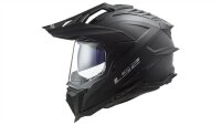 LS2 Endurohelm MX701 Explorer Solid schwarz matt