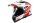 LS2 Endurohelm MX702 Pioneer II Hill weiß / rot
