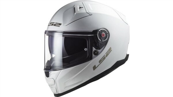 LS2 FF811 Vector II Solid Integralhelm weiß White