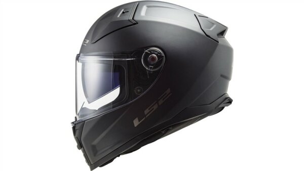 LS2 FF811 Vector II Solid Integralhelm schwarz Matt Black