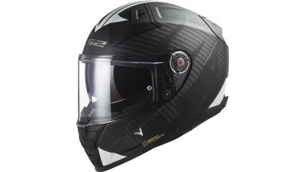 LS2 Integralhelm FF811 Vector II Splitter schwarz / weiß