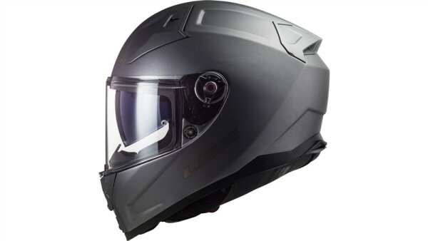 LS2 FF811 Vector II Solid Integralhelm grau Titanium