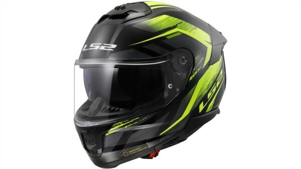 LS2 Integralhelm FF808 Stream II Fury schwarz / neongelb