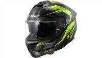 LS2 FF808 Stream II Fury Integralhelm schwarz,gelb Gloss...