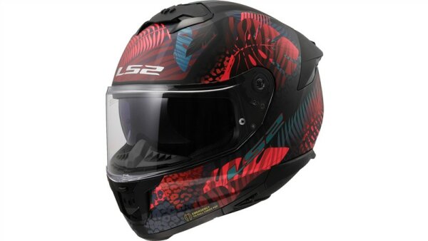 LS2 FF808 Stream II Jungle Integralhelm schwarz,rosa,blau Matt Black Pink Blue