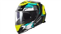 LS2 FF800 Storm II Tracker Integralhelm schwarz,gelb...